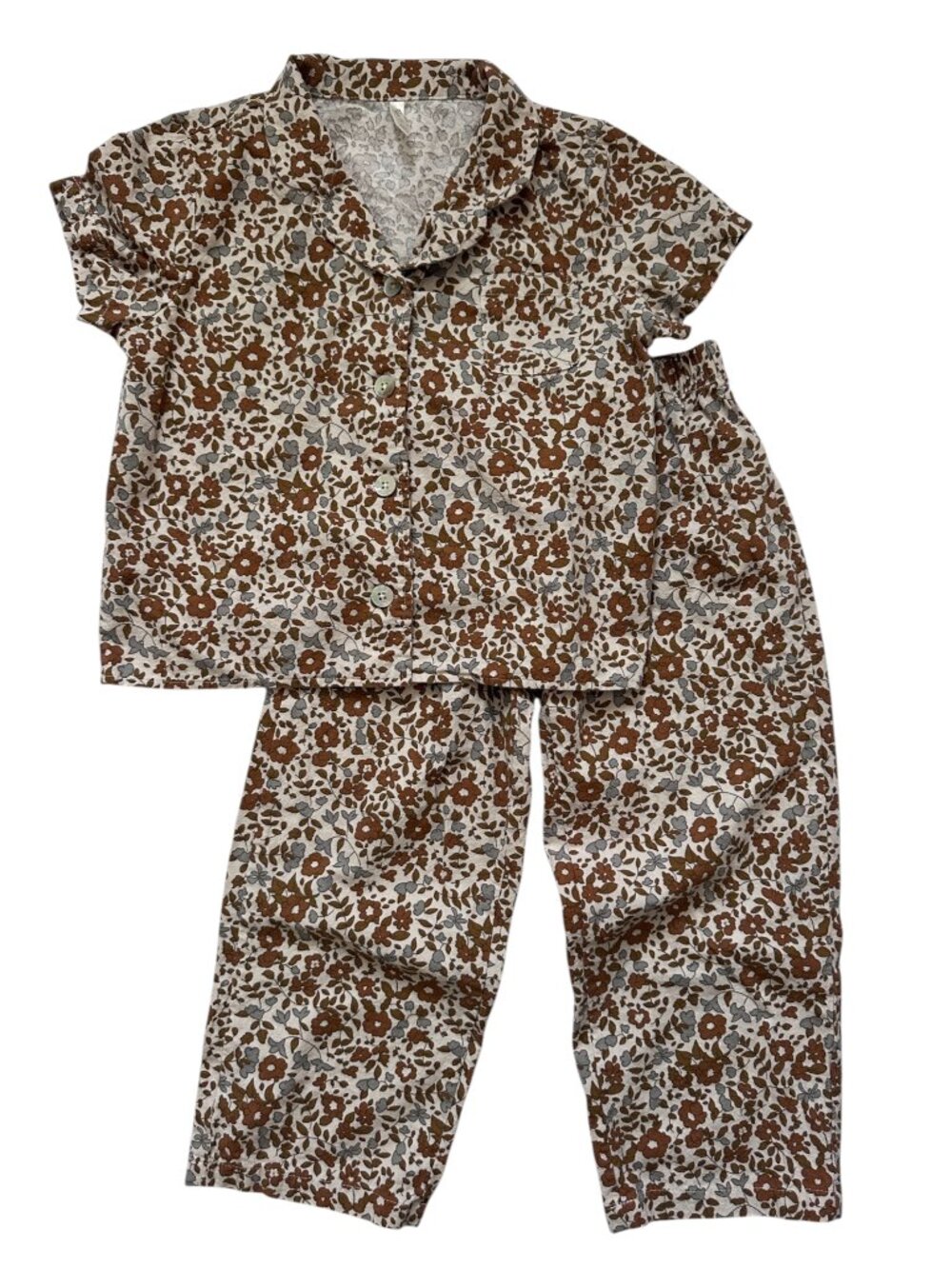 Rylee + Cru Girls Floral Pajama Set Size 6-7